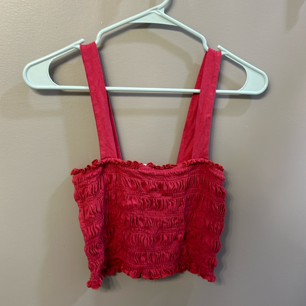 American eagle red tank top